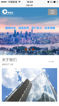 博智达实业控股（集团）手机网站截图